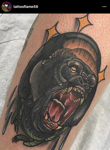 Explore longhorn tattoo ideas, creative tattoo ideas in New Orleans, available at Orleans Ink