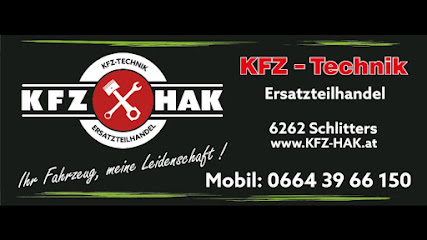 KFZ-Technik/Ersatzteilhandel KFZ-HAK