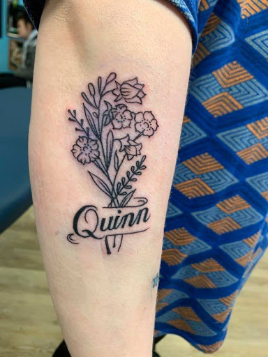 Explore thigh piece tattoo ideas, creative tattoo ideas in Houghton Lake, available at Screaming Eagle Tattoo