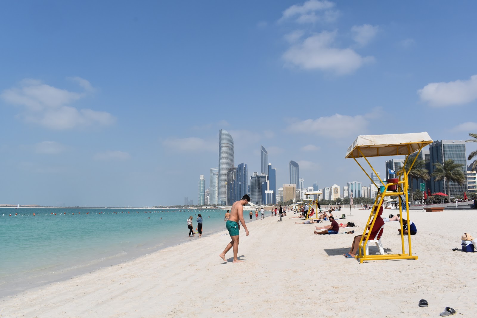 Photo of Abu Dhabi beach amenities area