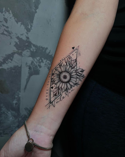 Explore tribal head tattoo ideas, creative tattoo ideas in Kissimmee, available at Fallen Sparrow Tattoo Co