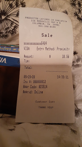 Mexican Restaurant «Restaurant La Chalupita», reviews and photos, 116 Nashville Hwy, Columbia, TN 38401, USA