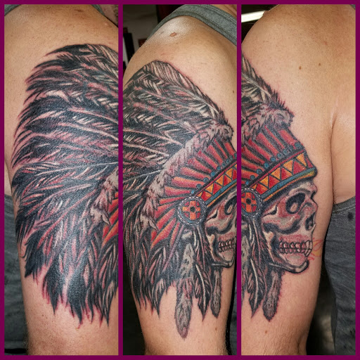 Explore dragon tattoo ideas for females, creative tattoo ideas in Hilliard, available at 22 Caliber Tattoo Mega Studio