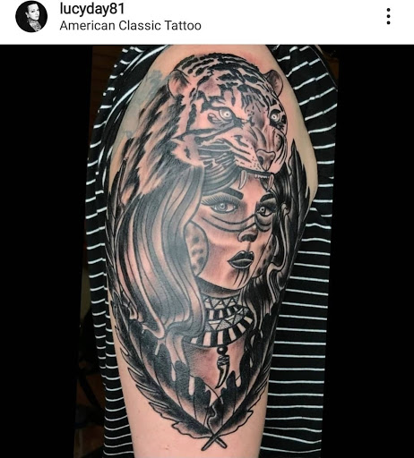 Explore forearm tattoo ideas for females, creative tattoo ideas in Newport News, available at American Classic Tattoo