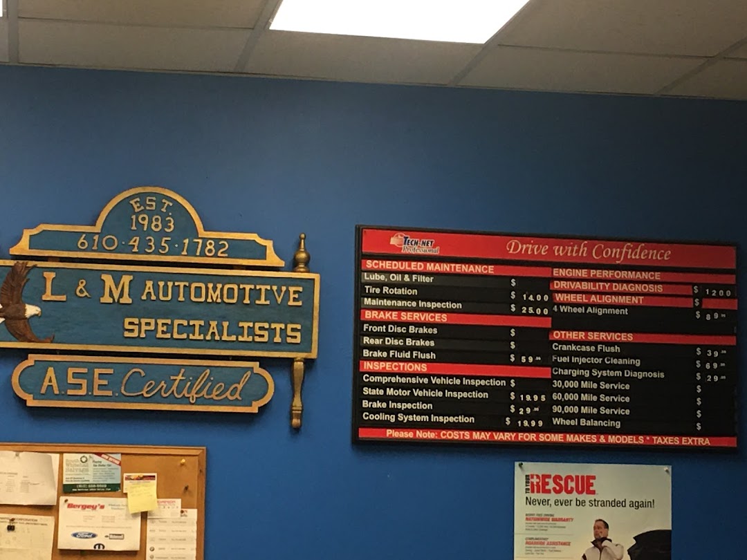 L & M Automotive Specialists, Inc.