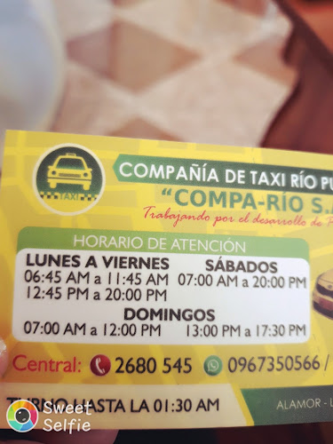 "COMPA-RIO" Compañia De Taxis Ejecutivo S.A - Alamor