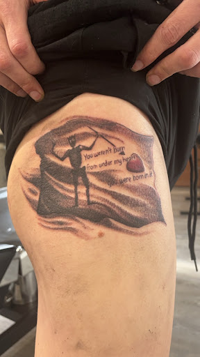 Explore simple finger tattoo ideas, creative tattoo ideas in Sheridan, available at BlackbearInk Studio LLC