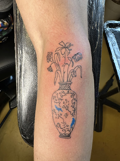 Explore ankle and foot tattoo ideas, creative tattoo ideas in Prescott, available at Bold as Love Tattoo and Piercing Studio