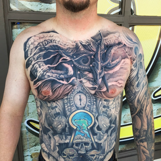 Explore arrow tattoo ideas for men, creative tattoo ideas in Hesperia, available at Dinamik Tattoo