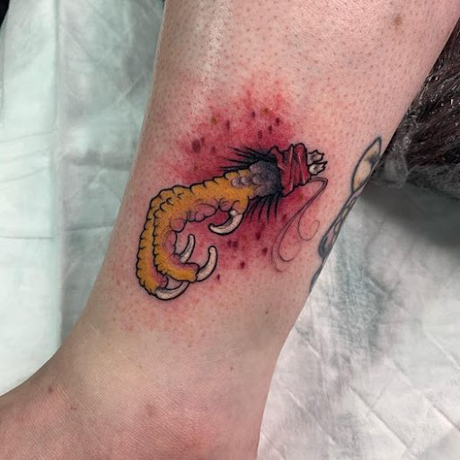 Explore sleeve tattoo fill in ideas, creative tattoo ideas in Libertyville, available at Art With Atattooed