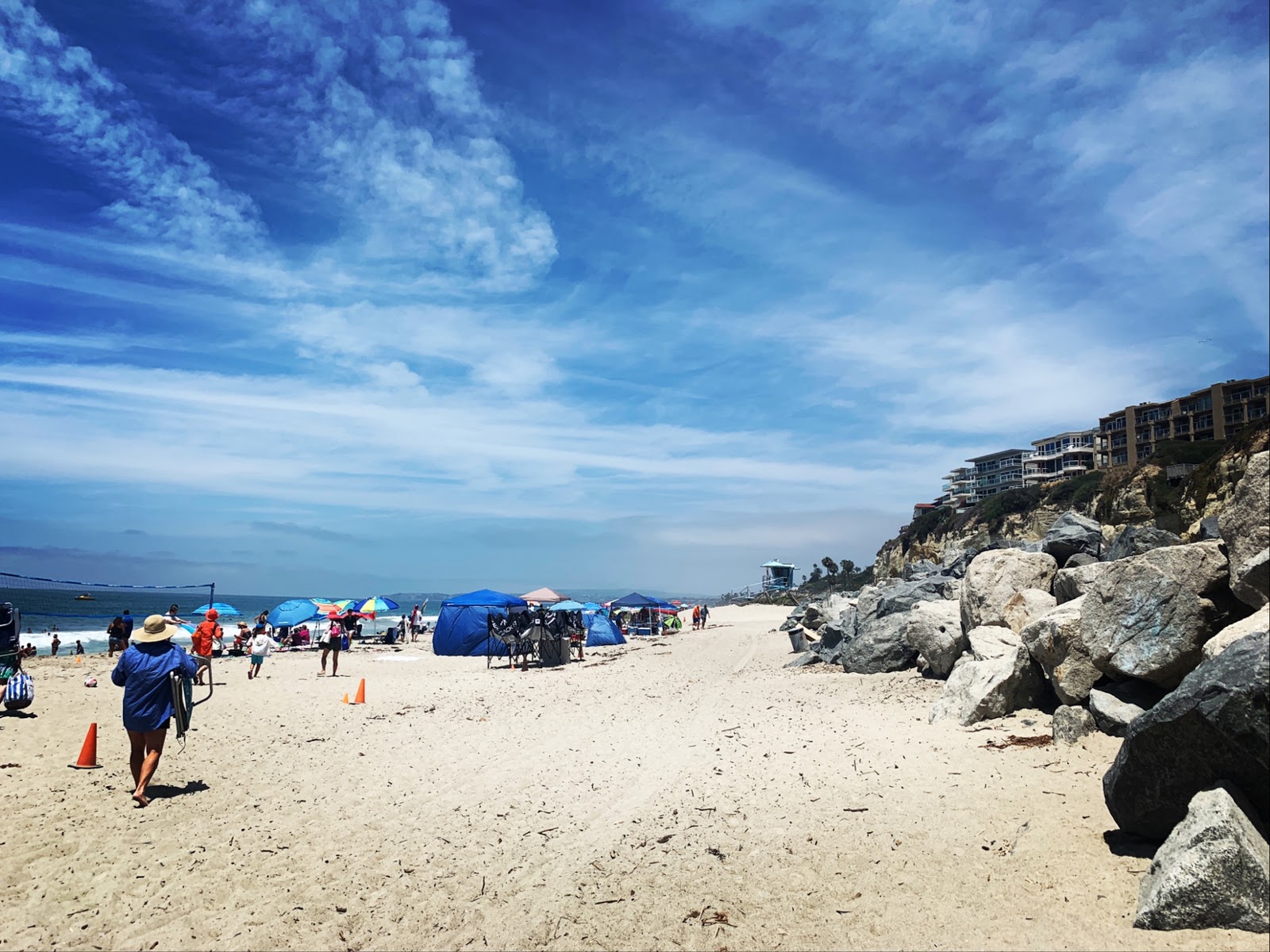 Fotografija San Clemente beach z dolga ravna obala