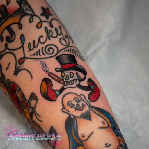 Find tattoo ideas crown for your next unique tattoo in Islip at Blue Honeymoon Tattoo