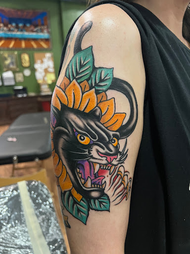 Explore scary tattoo ideas, creative tattoo ideas in Wichita Falls, available at BURIAL tattoo
