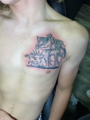 Explore chameleon tattoo ideas, creative tattoo ideas in Athens, available at United Ink Tattoos and Body Piercings