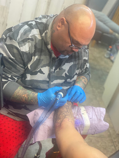 Explore lady justice tattoo ideas, creative tattoo ideas in Fort Wayne, available at Grade A Tattoos and Body Piercing