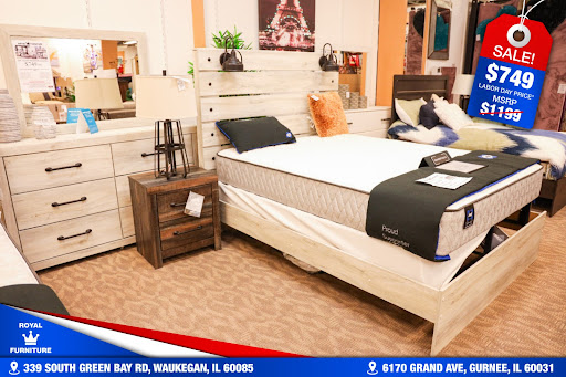 Furniture Store «ROYAL FURNITURE», reviews and photos, 339 S Green Bay Rd, Waukegan, IL 60085, USA