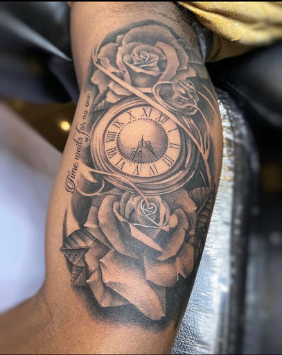 Explore skeleton tattoo ideas, creative tattoo ideas in Coral Springs, available at Salvation Tattoo Lounge Coral Springs