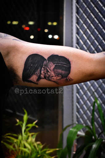 Explore first born daughter tattoo ideas, creative tattoo ideas in Palm Desert, available at Picazo Tattoo Studio