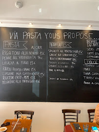 Via Pasta à Paris menu