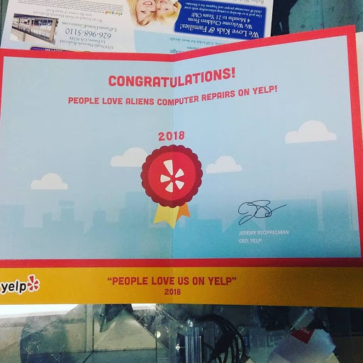 Computer Repair Service «Aliens Computer Repairs», reviews and photos, 15831 Old Valley Blvd, La Puente, CA 91744, USA