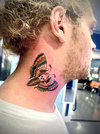 Explore deer head tattoo ideas, creative tattoo ideas in Merritt Island, available at Surfing Samurai Tattoo