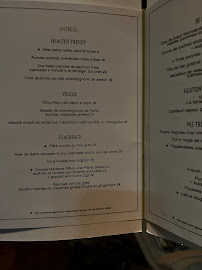 KITCHEN à Paris menu