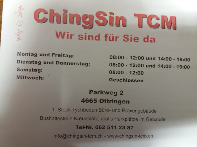 Rezensionen über Chingsin TCM Zentrum GmbH in Oftringen - Akupunkteur