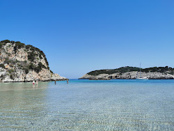 Foto von Voidokilia Strand befindet sich in natürlicher umgebung