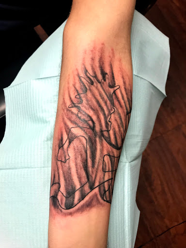 Explore alcoholic tattoo ideas, creative tattoo ideas in Seymour, available at American Gypsy Tattoo Corp.