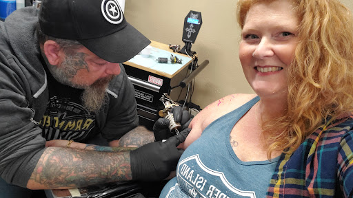 Explore witches knot tattoo ideas, creative tattoo ideas in Corinth, available at Suspended Animation Tattoos