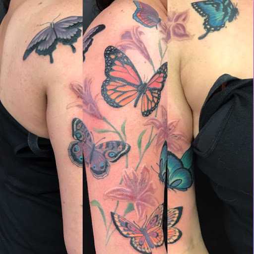 Explore baseball tattoo ideas for men, creative tattoo ideas in Burlington, available at Vermont Custom Tattoo and Piercing