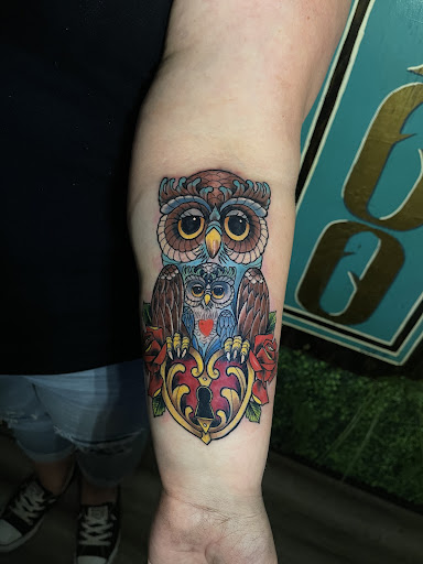 Explore plumeria tattoo ideas, creative tattoo ideas in Hanford, available at Moth Art & Tattoo Collective