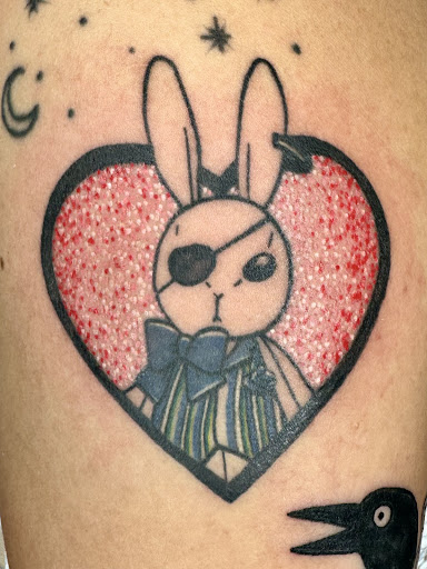 Find cow tattoo ideas for your next unique tattoo in Broxton at Seratonin Tattoo Parlor