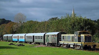 Train Touristique du Cotentin - Gare de Carteret à Barneville-Carteret