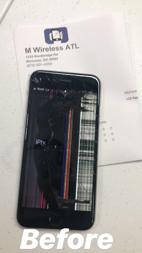 Cell Phone Store «M Wireless ATL Cell Phone Repair & Unlock», reviews and photos, 1210 Rockbridge Rd NW, Norcross, GA 30093, USA