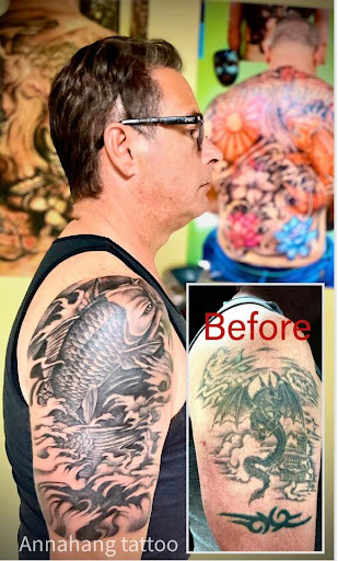 Explore belly button tattoos ideas, creative tattoo ideas in Garden Grove, available at Anna Hang Tattoo