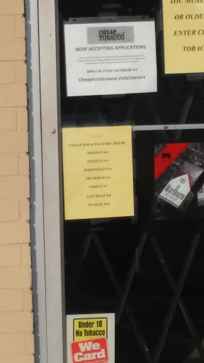 Tobacco Shop «Cheap Tobacco», reviews and photos, 1266 N Court St, Circleville, OH 43113, USA