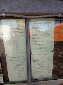 Menu du Auberge du Lac des Cascades à Cheylade