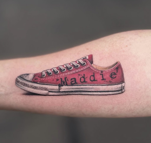 Explore widow tattoo ideas, creative tattoo ideas in Peoria, available at Modern Ink Tattoo