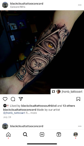 Explore marine corp tattoo ideas, creative tattoo ideas in Lawrenceville, available at Black Cloud Tattoo and Piercing