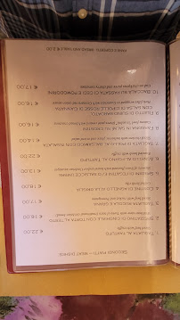 Carte du Taverna del Gusto à Deruta