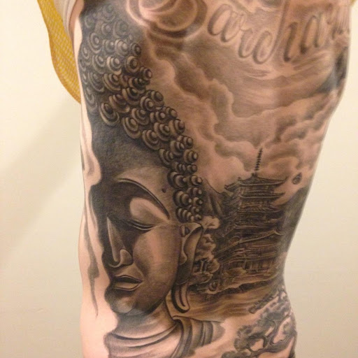 Explore letter r tattoo ideas, creative tattoo ideas in East Boston, available at Wave n Pave Tattoo