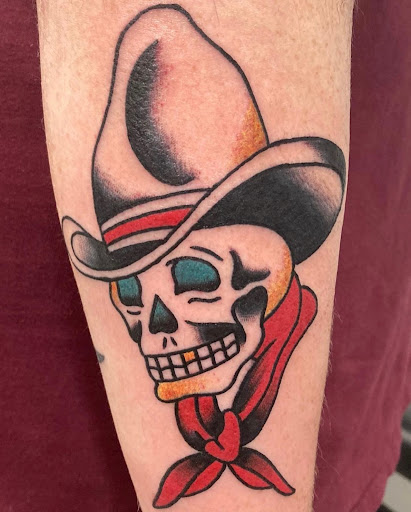 Explore name cover up tattoo ideas for men, creative tattoo ideas in Hamden, available at Burning Hearts Tattoo Co.