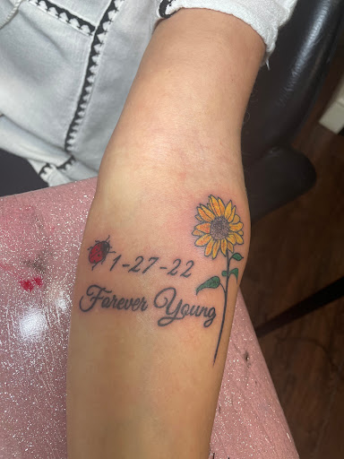 Explore shoulder mens tattoo ideas, creative tattoo ideas in Saraland, available at Exit 13 Tattoo