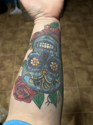 Explore men's forearm tattoo ideas, creative tattoo ideas in Corning, available at Manifest Studios
