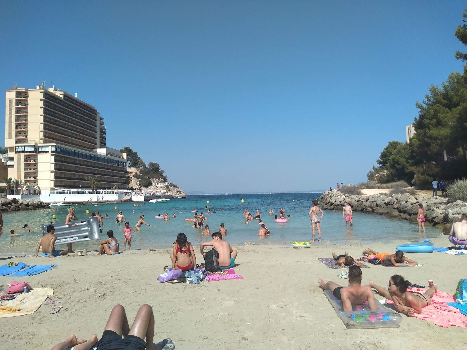 Photo de Playa Cala Vinyes zone des équipements
