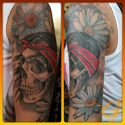 Explore good tattoo ideas for half sleeve, creative tattoo ideas in Charleston, available at Broken Lantern Tattoo
