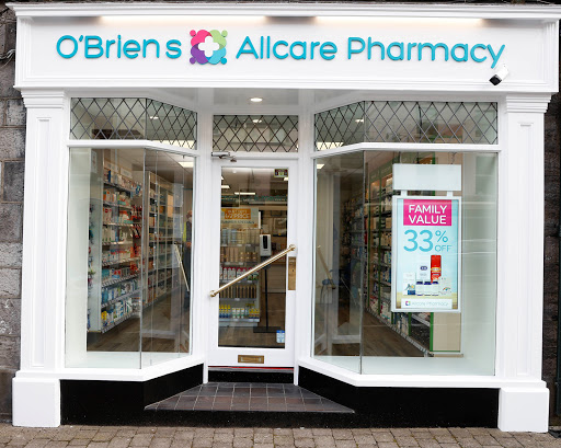 OBriens Allcare Pharmacy in Mullingar, Co. Westmeath (An Iarmhí)