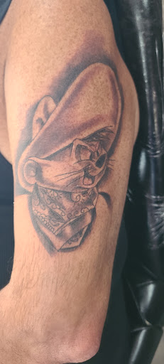 Explore st michael the archangel tattoos ideas, creative tattoo ideas in Garden Grove, available at Dr. Tattoo Studio