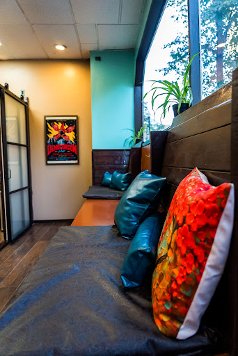 Explore marine corps sleeve tattoo ideas, creative tattoo ideas in Jamestown, available at Black Cherry Tattoo Co.